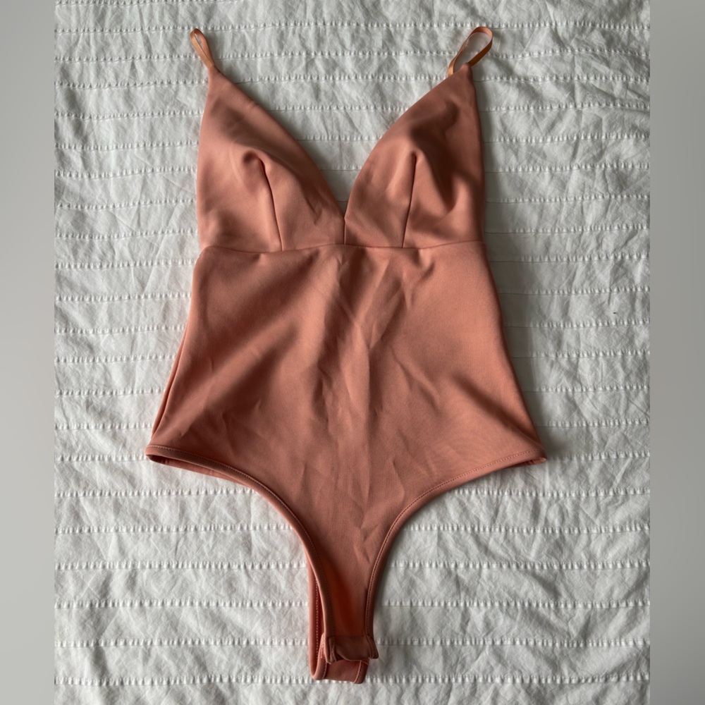 Revamped Peach Bodysuit